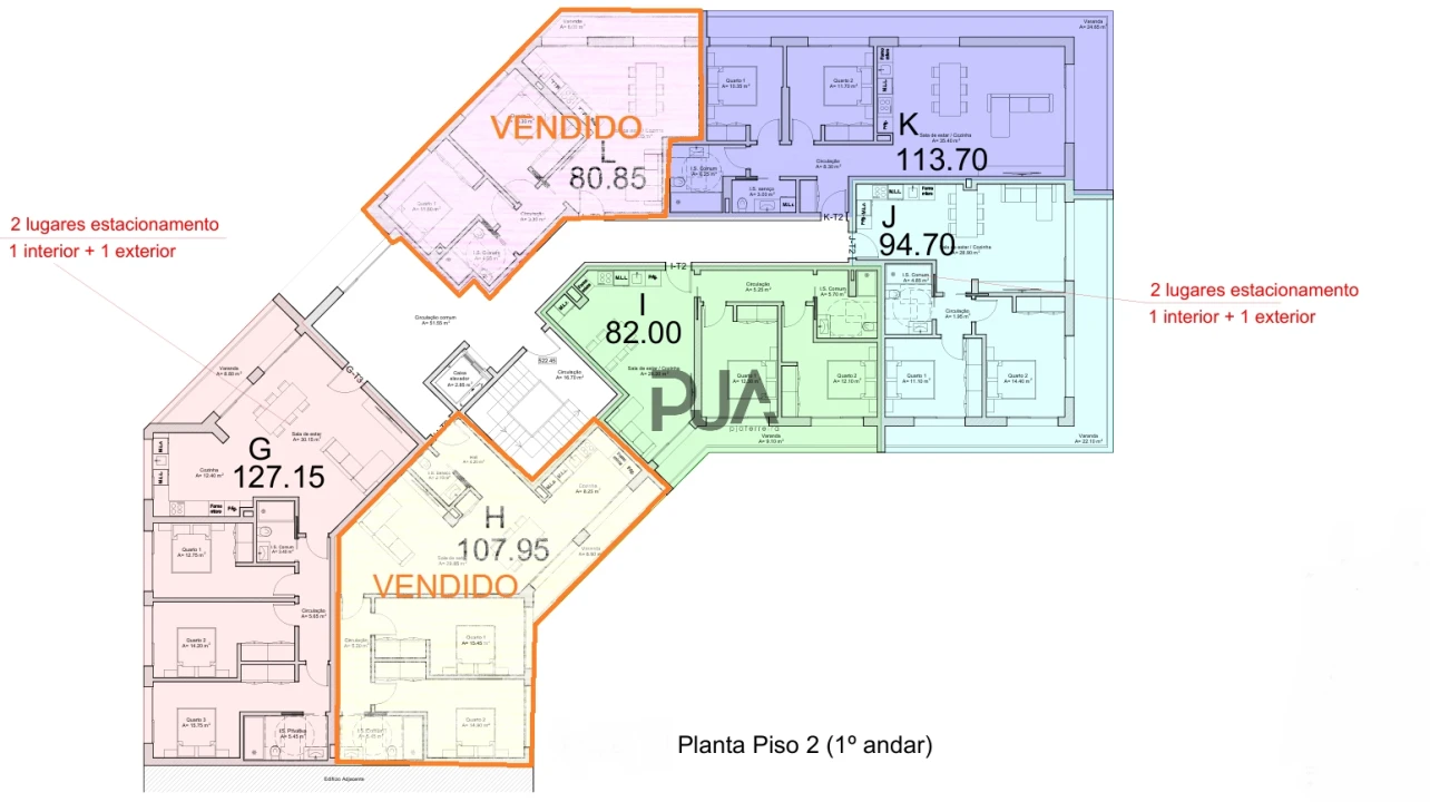 Apartamento T2 para Venda em Mangualde, Mesquitela e Cunha Alta Foto 7