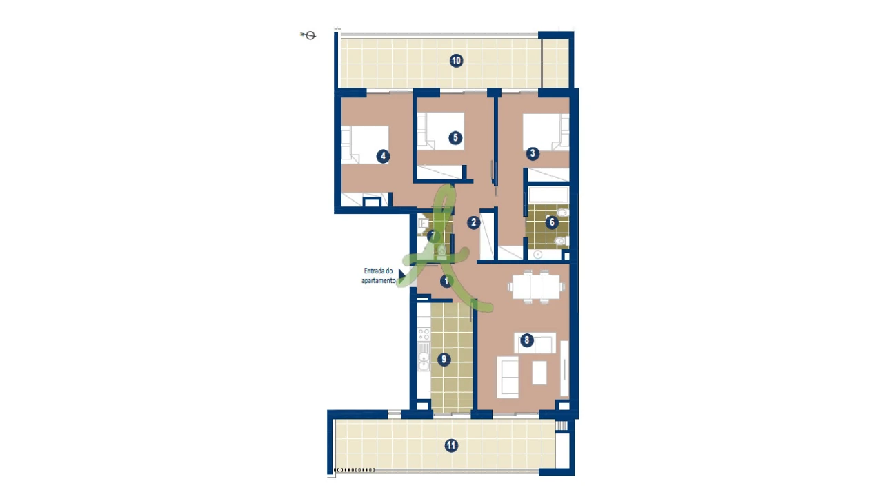 Apartamento T3 para Venda em Portimão Foto 11