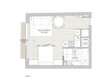 Apartamento T0 para Venda em Cedofeita, Santo Ildefonso, Sé, Miragaia, São Nicolau e Vitória