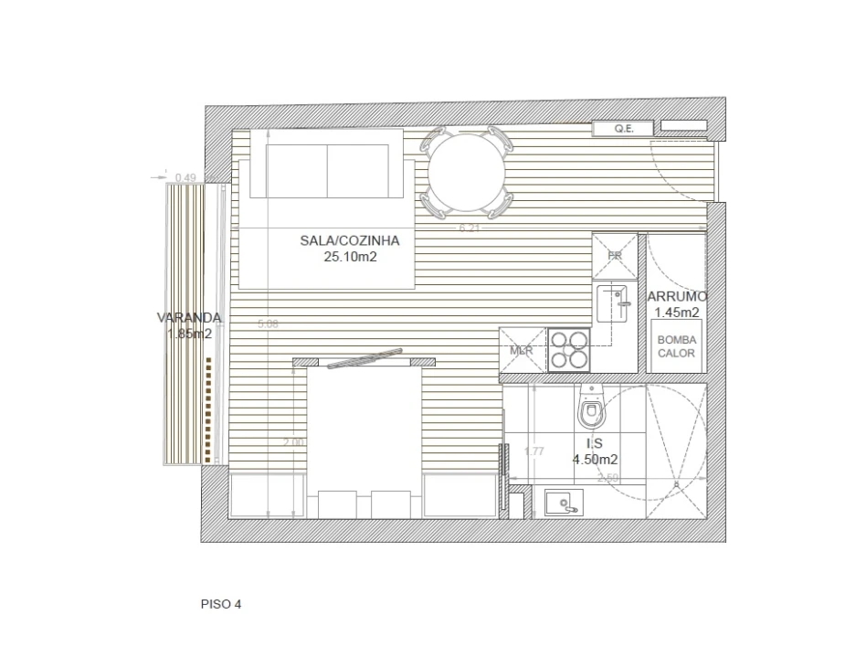 Apartamento T0 para Venda em Cedofeita, Santo Ildefonso, Sé, Miragaia, São Nicolau e Vitória Foto 11