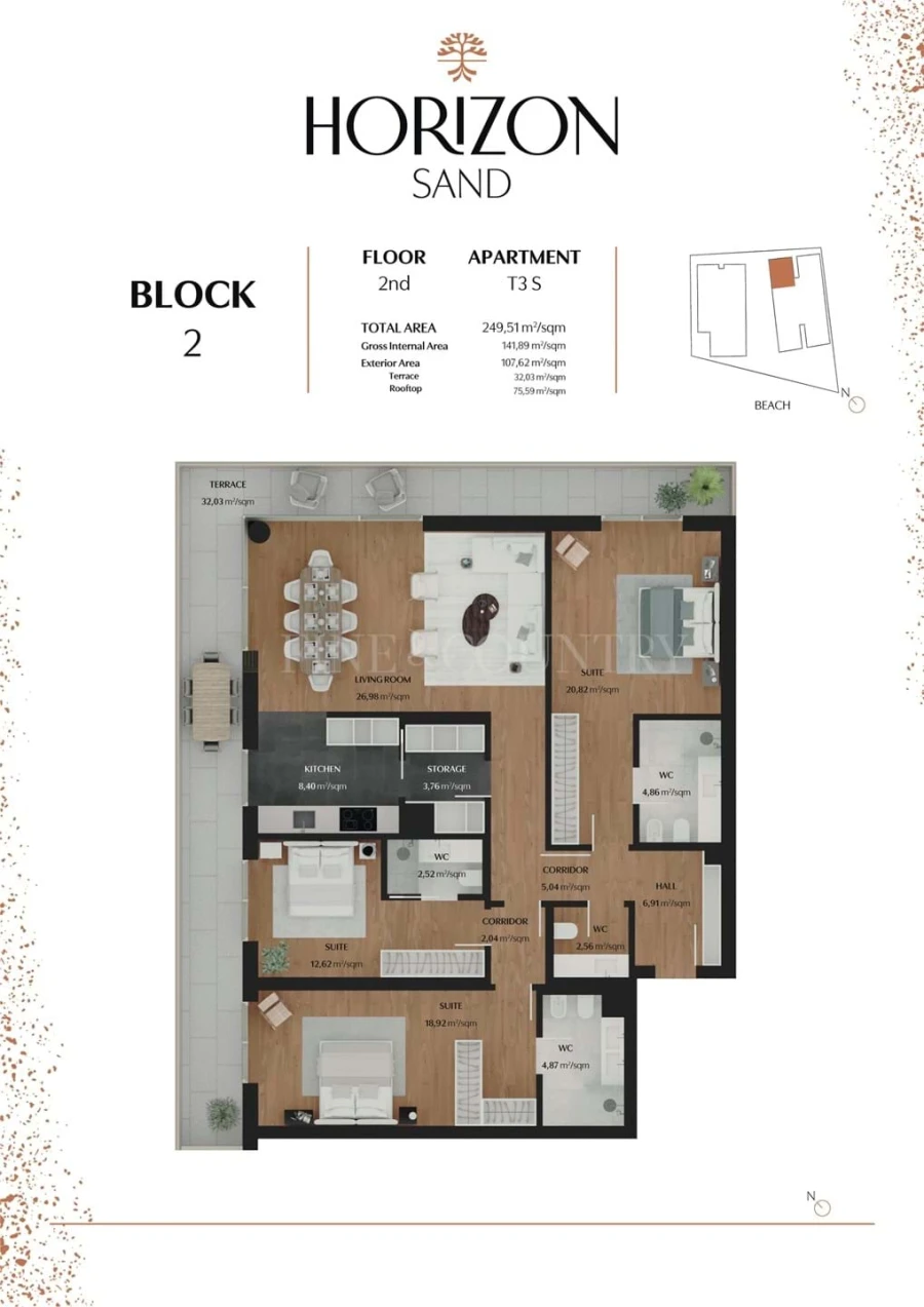 Apartamento T3 para Venda em Quarteira Foto 43