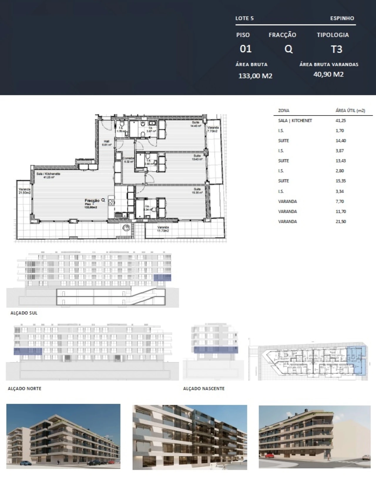 Apartamento T3 para Venda em Espinho Foto 38