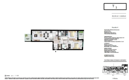 Apartamento T2 para Venda em Canidelo