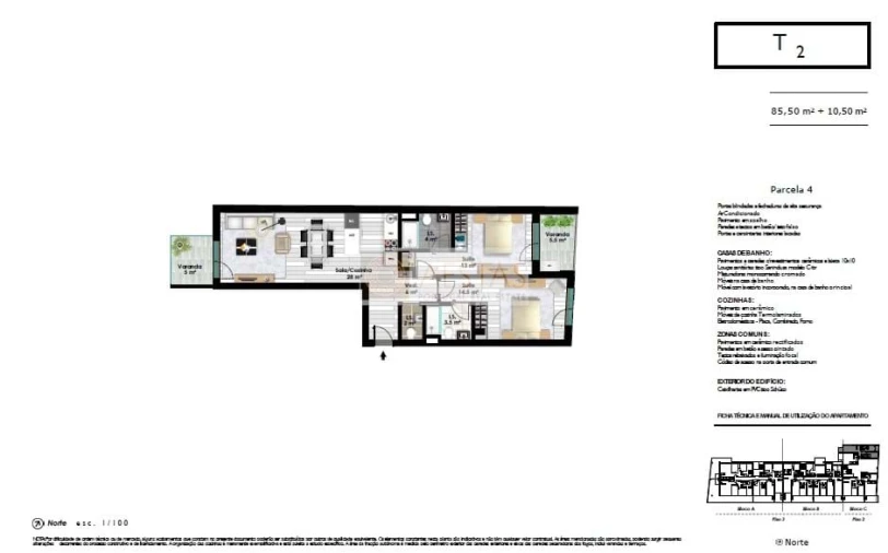 Apartamento T2 para Venda em Canidelo Foto 19