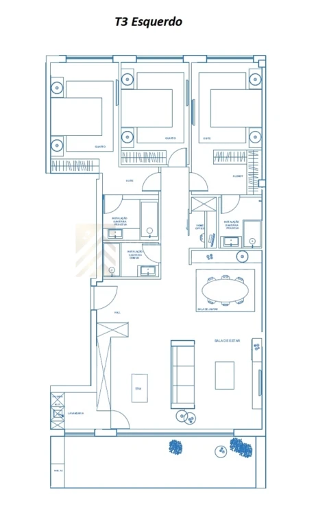 Apartamento T3 para Venda em Nogueira, Fraião e Lamaçães