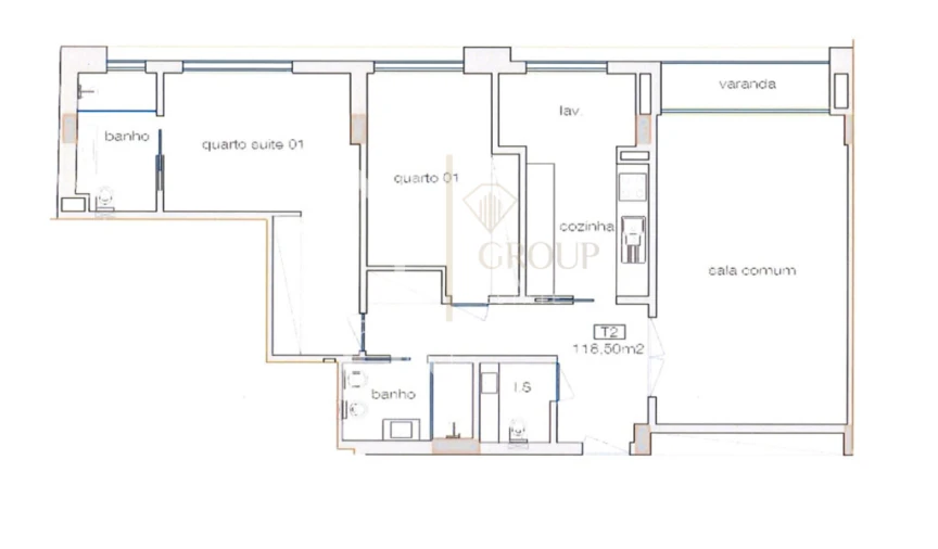 Apartamento T2 para Venda em Cedofeita, Santo Ildefonso, Sé, Miragaia, São Nicolau e Vitória Foto 5