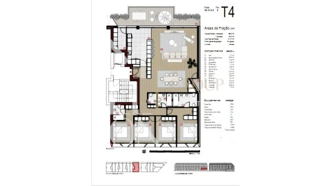 Apartamento T4 para Venda em Canidelo