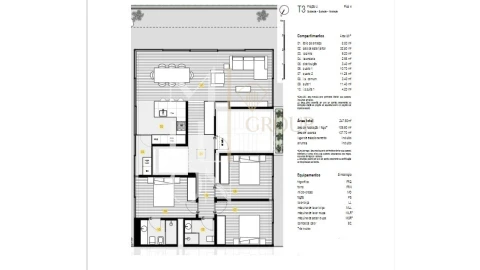 Apartamento T3 para Venda em Canidelo