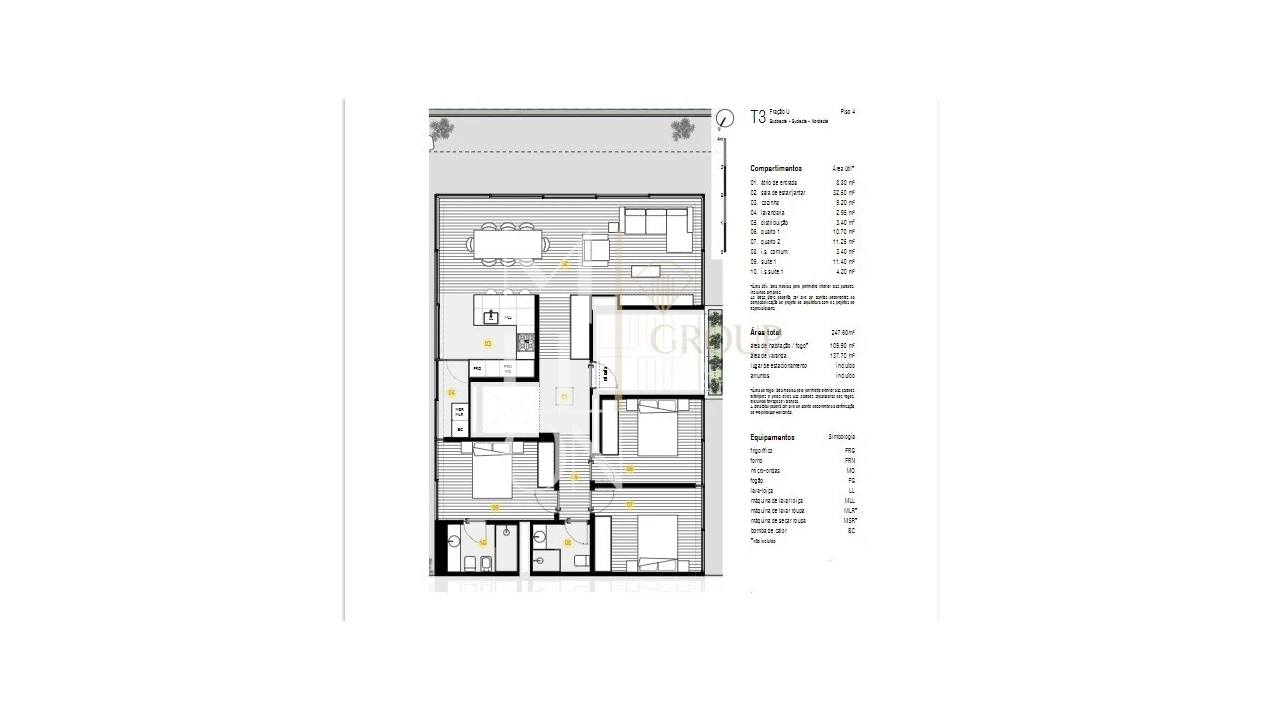 Apartamento T3 para Venda em Canidelo Foto 7