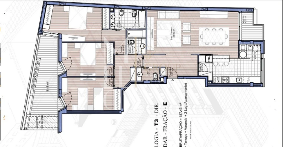 Apartamento T3 para Venda em Cidade da Maia Foto 14