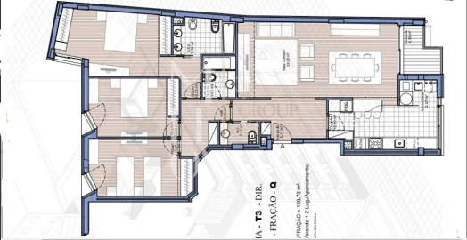 Apartamento T3 para Venda em Cidade da Maia