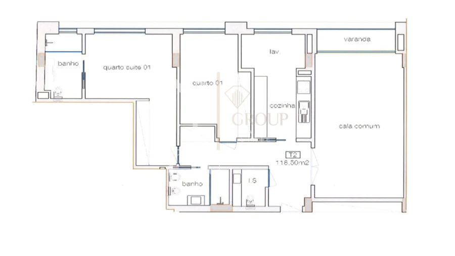 Apartamento T2 para Venda em Cedofeita, Santo Ildefonso, Sé, Miragaia, São Nicolau e Vitória Foto 4