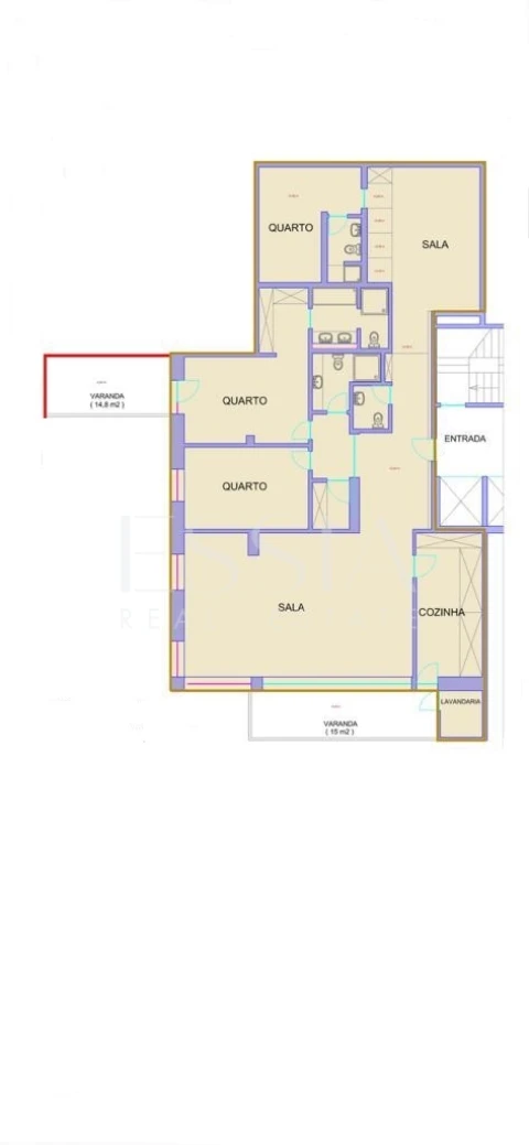 Apartamento T3 para Venda em Lordelo do Ouro e Massarelos