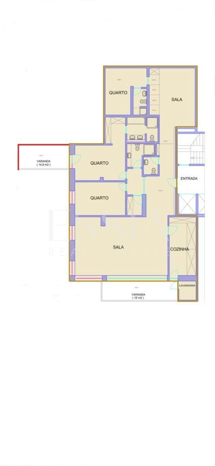 Apartamento T3 para Venda em Lordelo do Ouro e Massarelos Foto 35