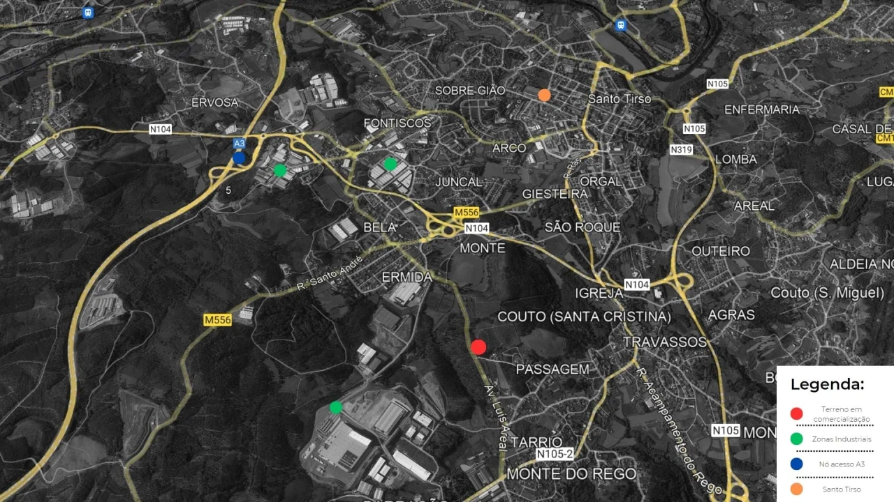 Terreno para Venda em Santo Tirso, Couto (Santa Cristina e São Miguel) e Burgães Foto 7