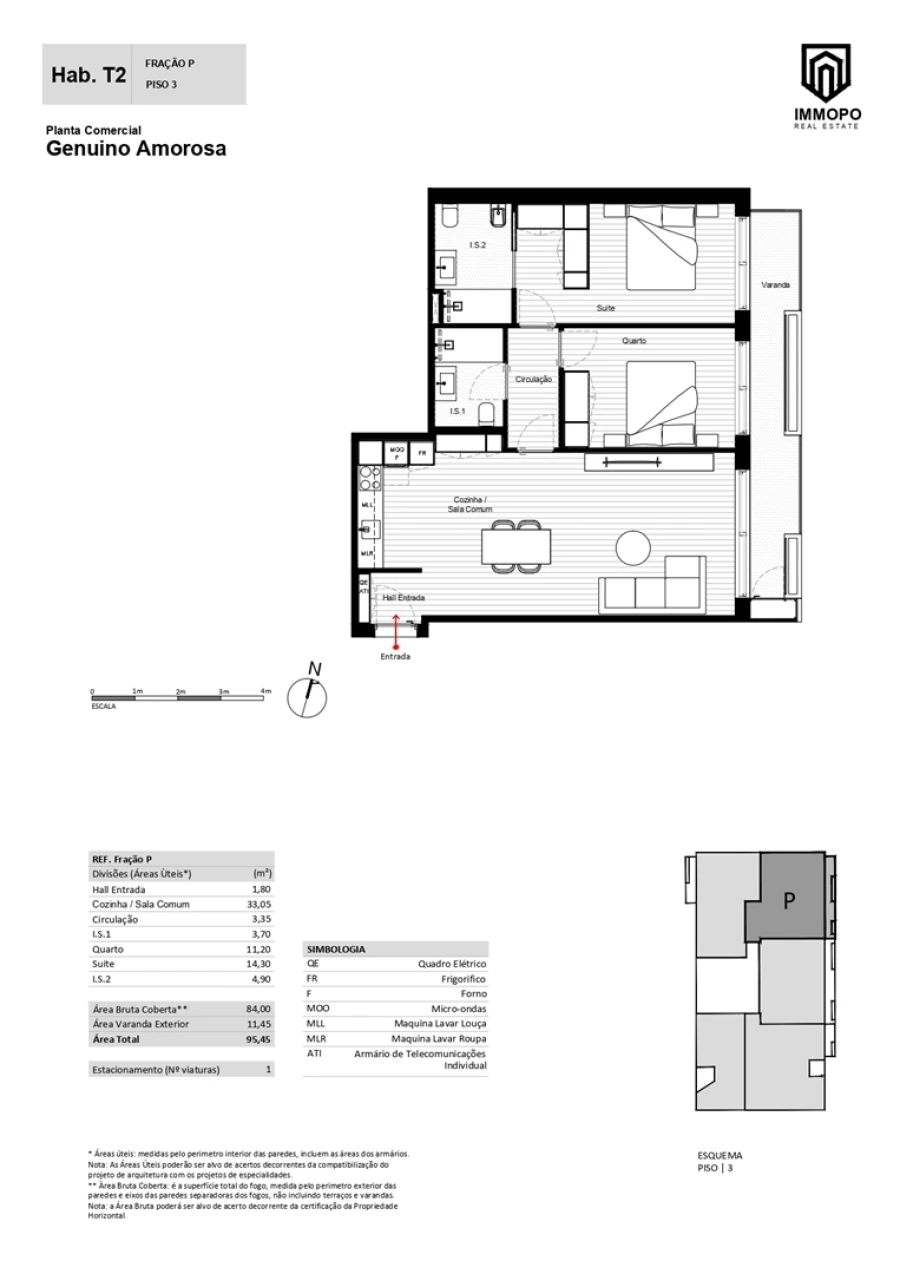 Apartamento T2 para Venda em Chafe Foto 14
