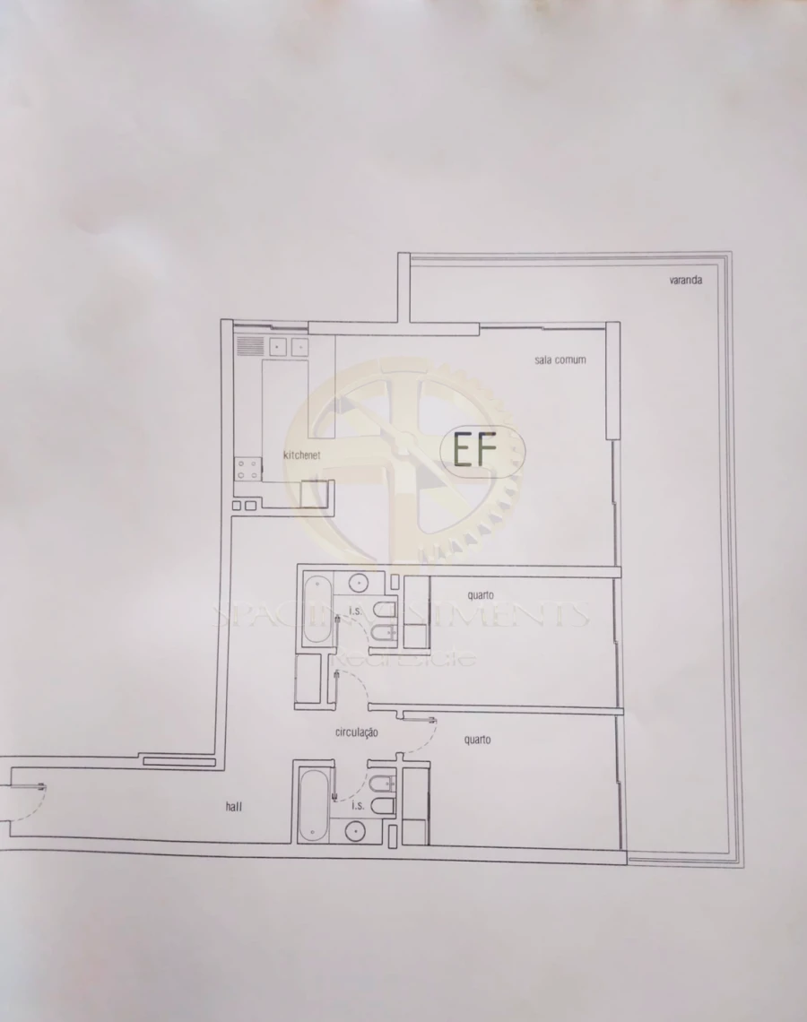 Apartamento T2 para Venda em Portimão Planta 1
