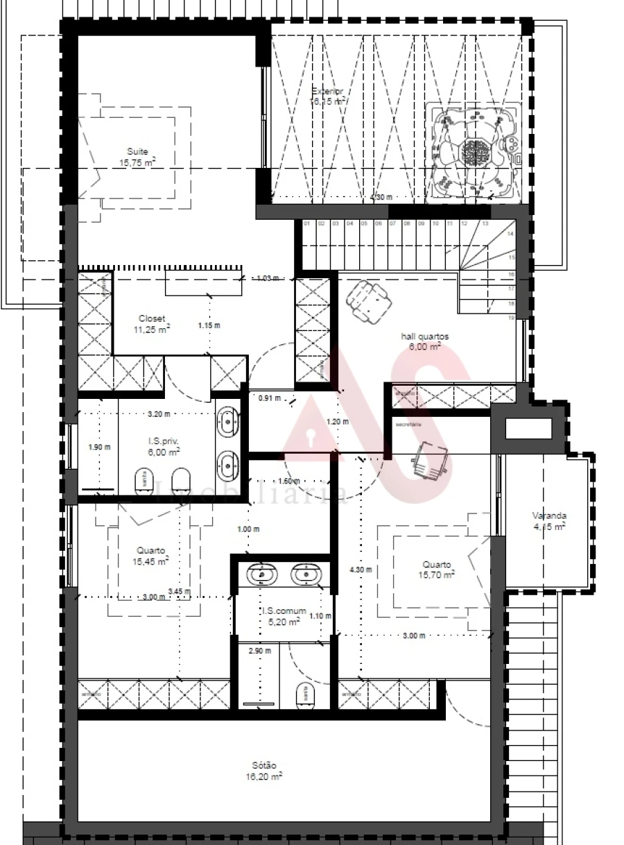 Apartamento T3 para Venda em Coronado (São Romão e São Mamede) Foto 21