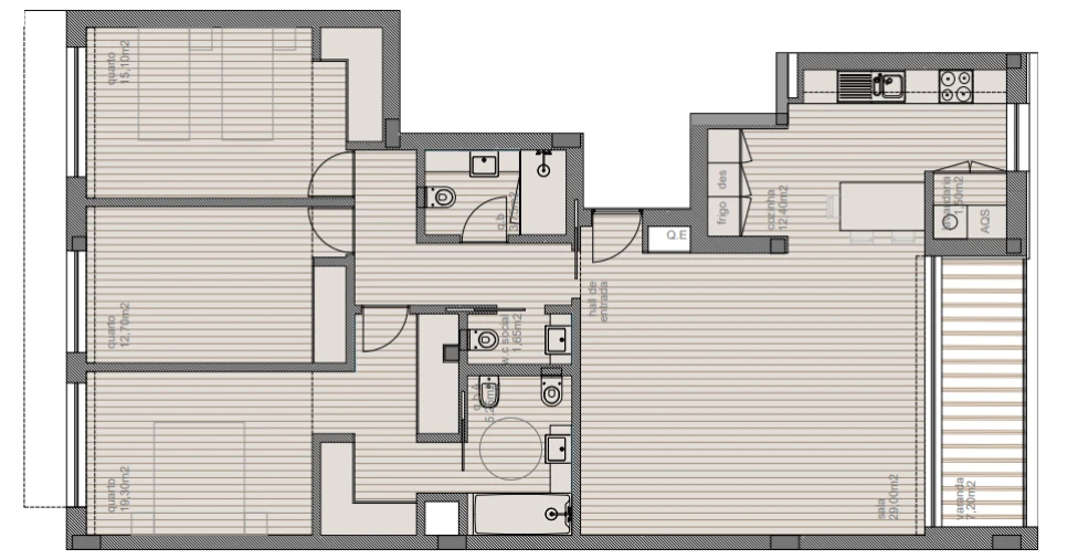 Apartamento T3 para Venda em Castêlo da Maia Foto 36