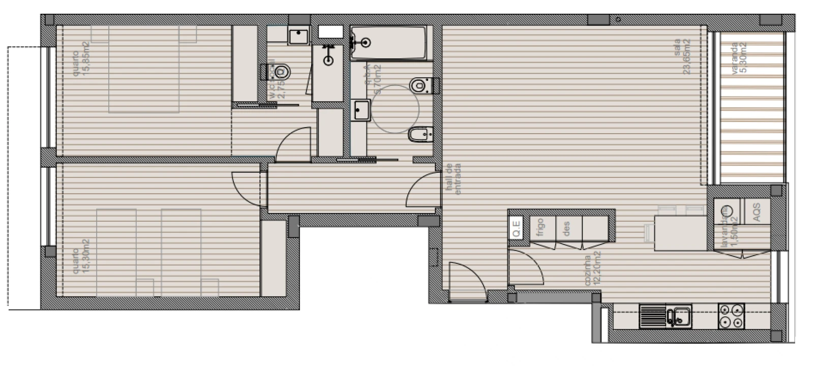 Apartamento T3 para Venda em Castêlo da Maia Foto 35
