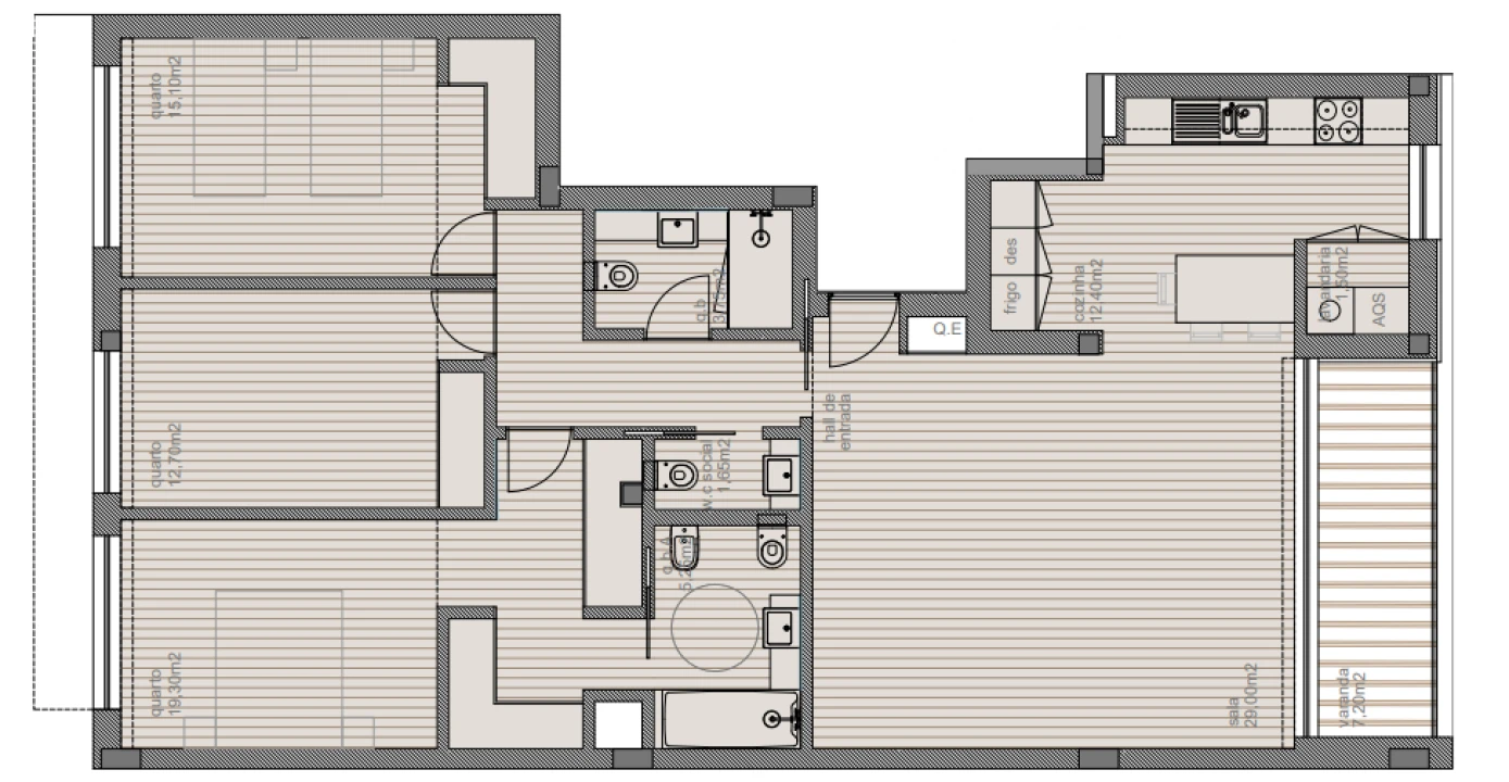 Apartamento T3 para Venda em Castêlo da Maia Foto 36