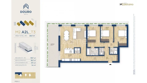 Apartamento T3 para Venda em Canidelo