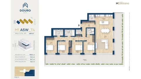 Apartamento T4 para Venda em Canidelo
