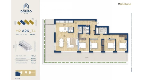 Apartamento T4 para Venda em Canidelo