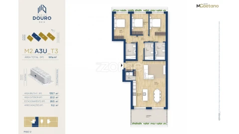 Apartamento T3 para Venda em Canidelo