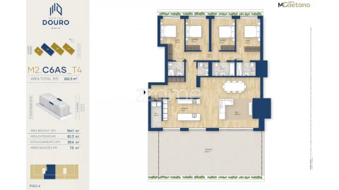 Apartamento T4 para Venda em Canidelo