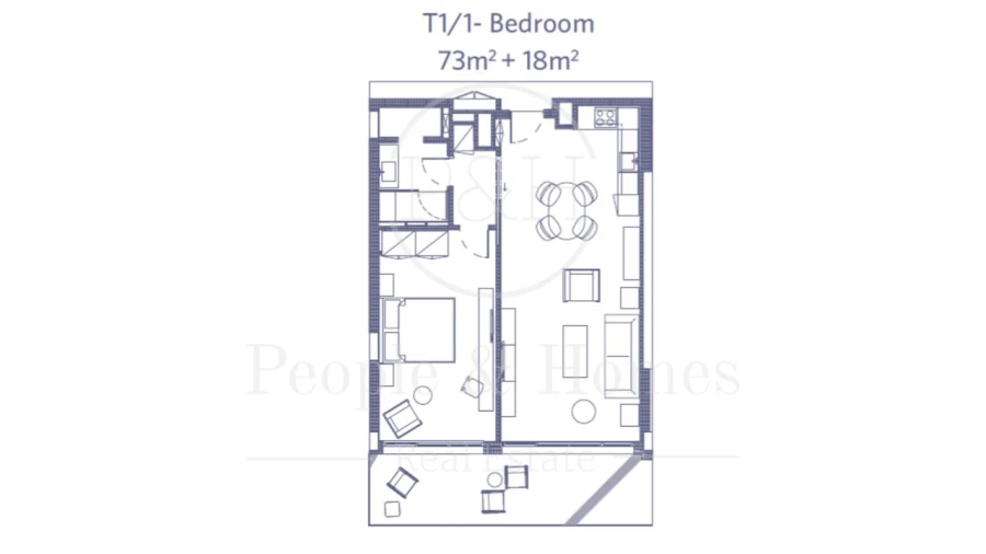 Apartamento T1 para Venda em Belém Foto 23