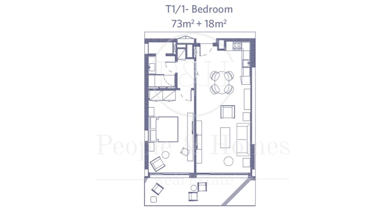 Apartamento T1 para Venda em Belém Foto 23