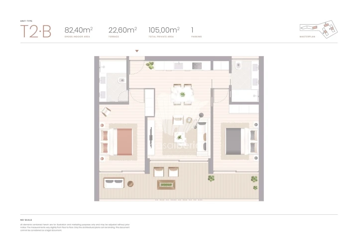 Apartamento T2 para Venda em Lagoa e Carvoeiro Foto 9