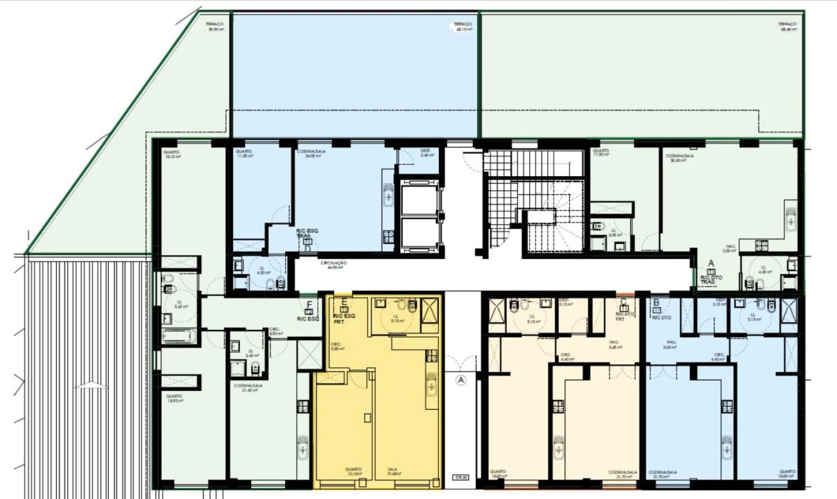 Apartamento T1 para Venda em Covilhã e Canhoso Foto 43