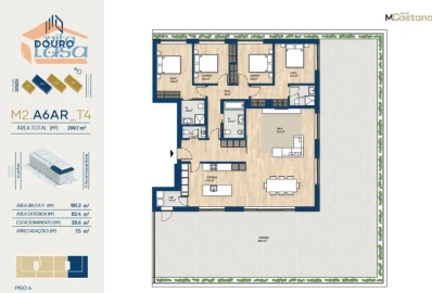 Apartamento T4 para Venda em Canidelo