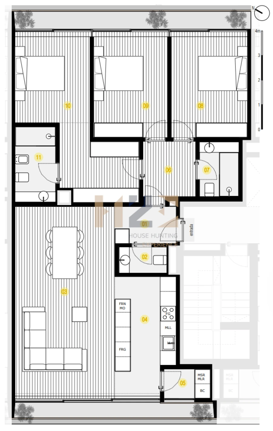 Apartamento T3 para Venda em Canidelo Foto 6