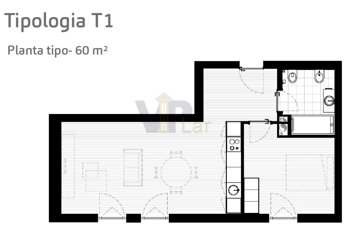 Apartamento T1 para Venda em Paranhos Foto 7