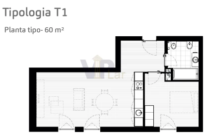 Apartamento T1 para Venda em Paranhos