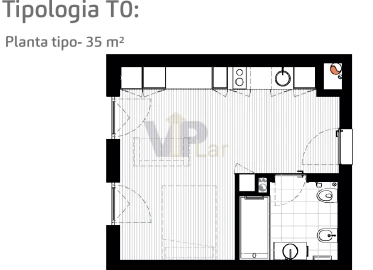 Apartamento T1 para Venda em Paranhos