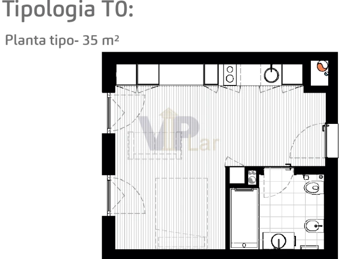 Apartamento T1 para Venda em Paranhos Foto 5
