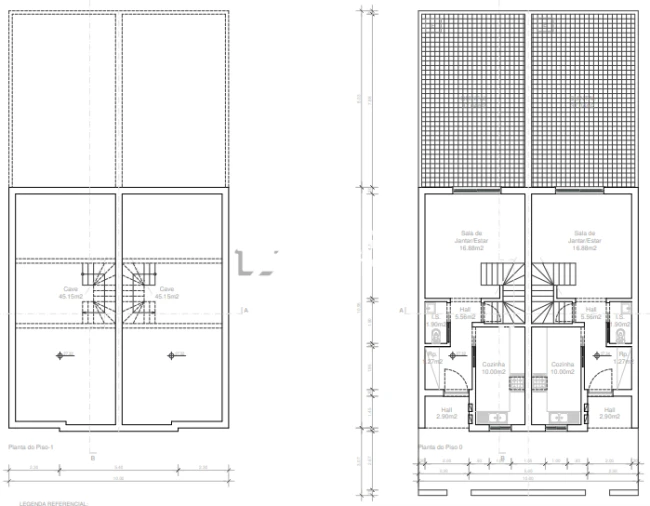 Moradia T2 para Venda em Tavira (Santa Maria e Santiago) Planta 1
