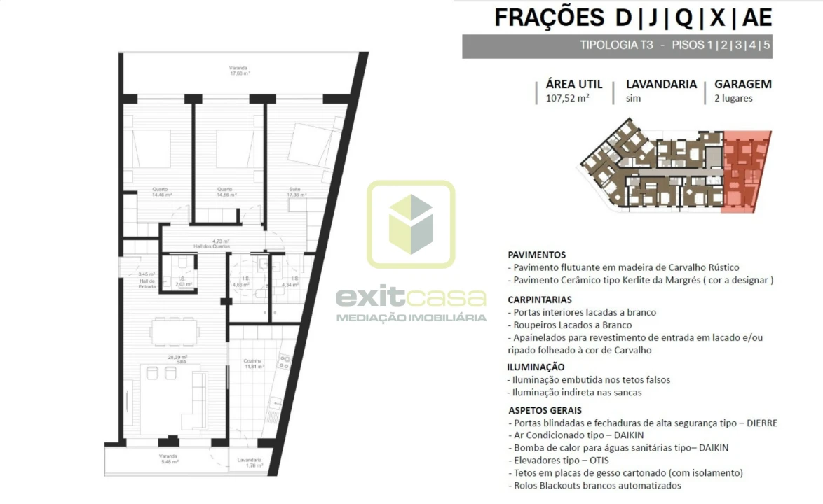 Apartamento T3 para Venda em Esgueira Foto 11
