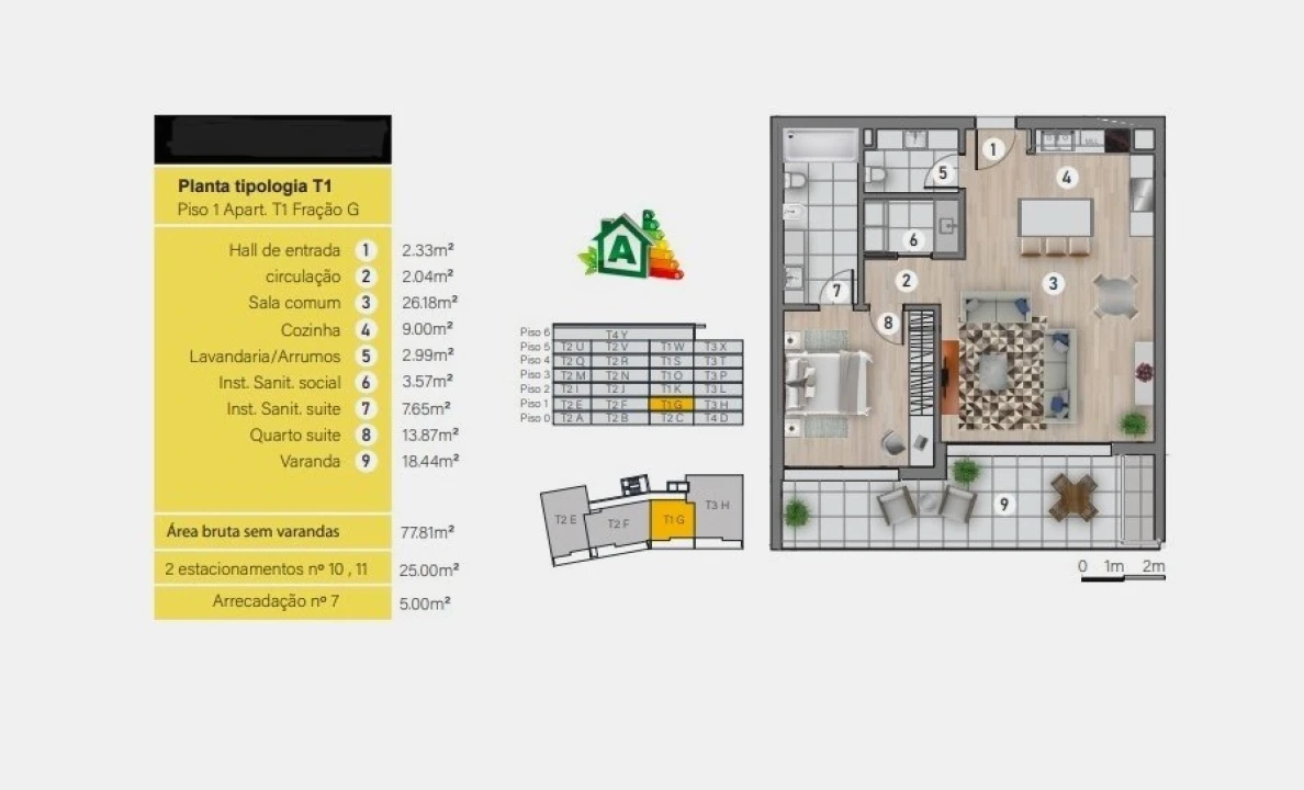 Apartamento T1 para Venda em São Martinho Foto 5