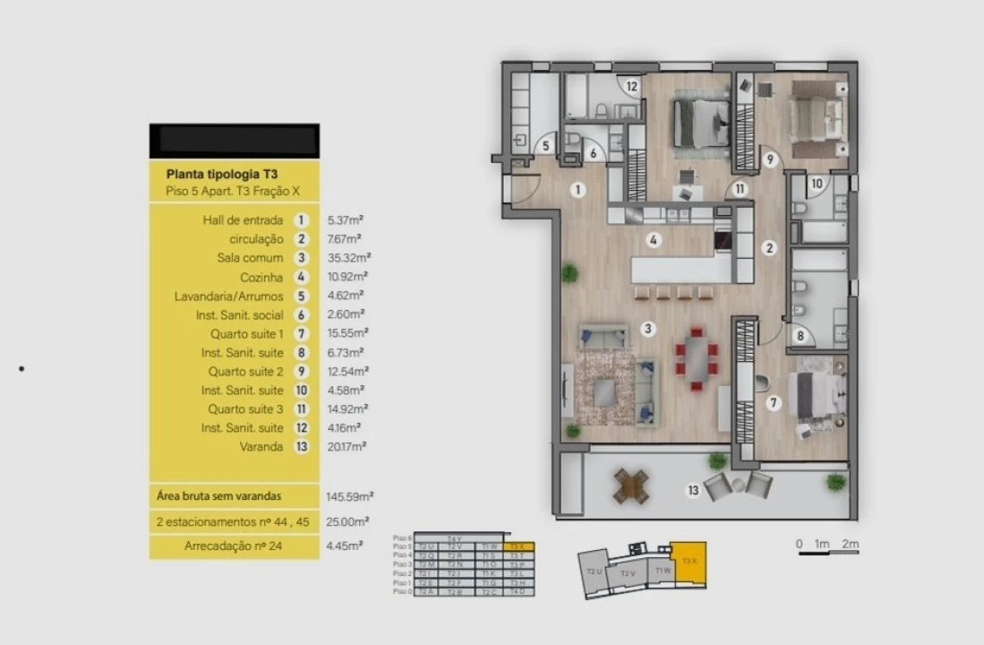 Apartamento T3 para Venda em São Martinho Foto 5