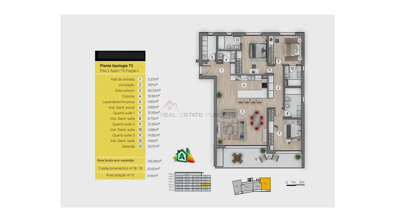 Apartamento T3 para Venda em São Martinho Foto 5