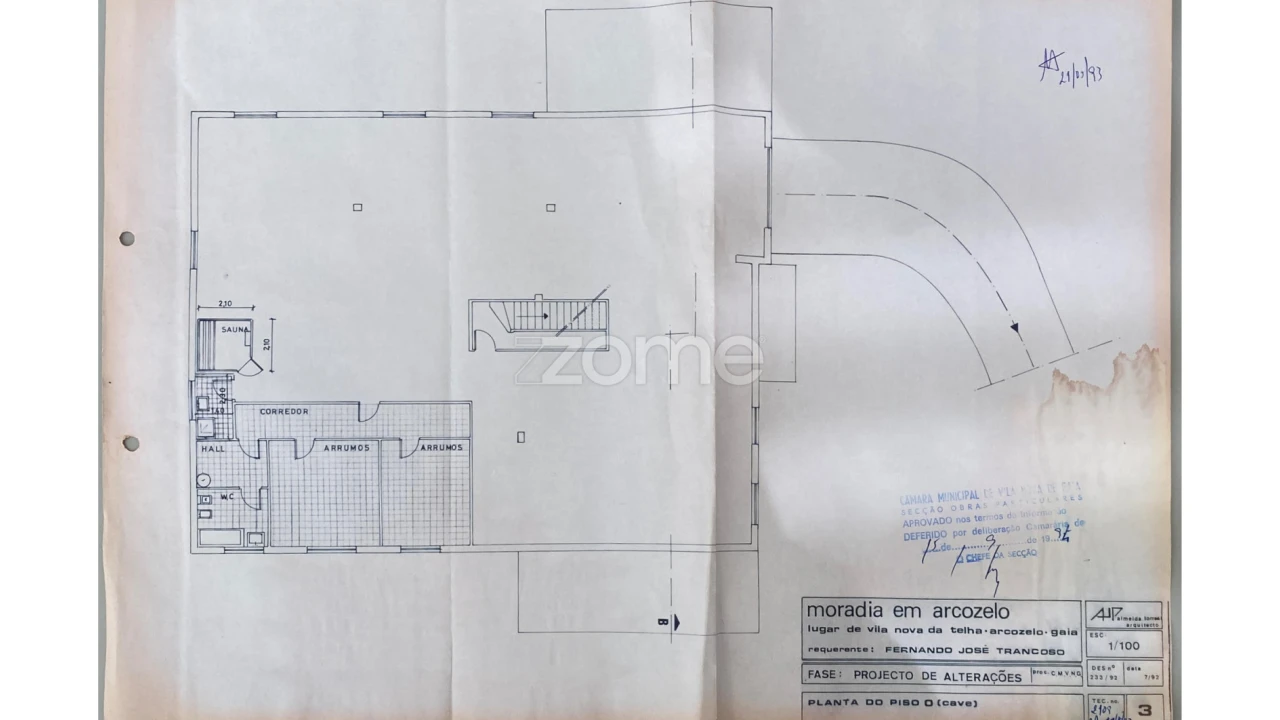Moradia T13 para Venda em Arcozelo Planta 3