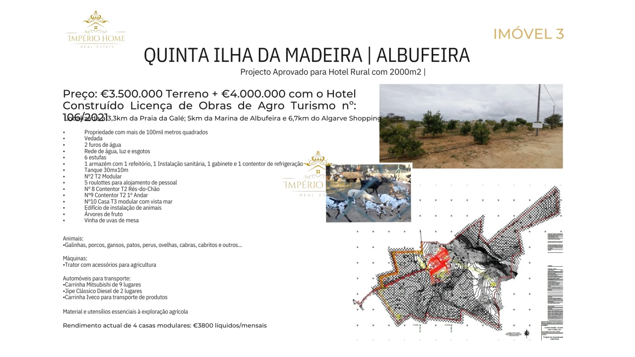 Quinta para Venda em Albufeira e Olhos de Água Foto 1