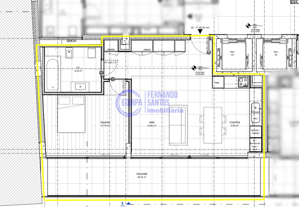 Apartamento T1 para Venda em Armação de Pera Foto 15