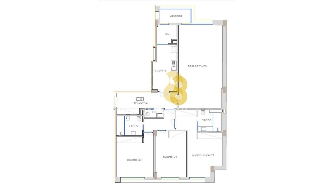 Apartamento T3 para Venda em Cedofeita, Santo Ildefonso, Sé, Miragaia, São Nicolau e Vitória Foto 23