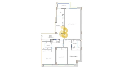 Apartamento T3 para Venda em Cedofeita, Santo Ildefonso, Sé, Miragaia, São Nicolau e Vitória
